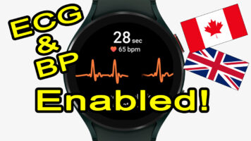 Galaxy Watch 4 Classic Canada / UK Enable ECG and Blood Pressure